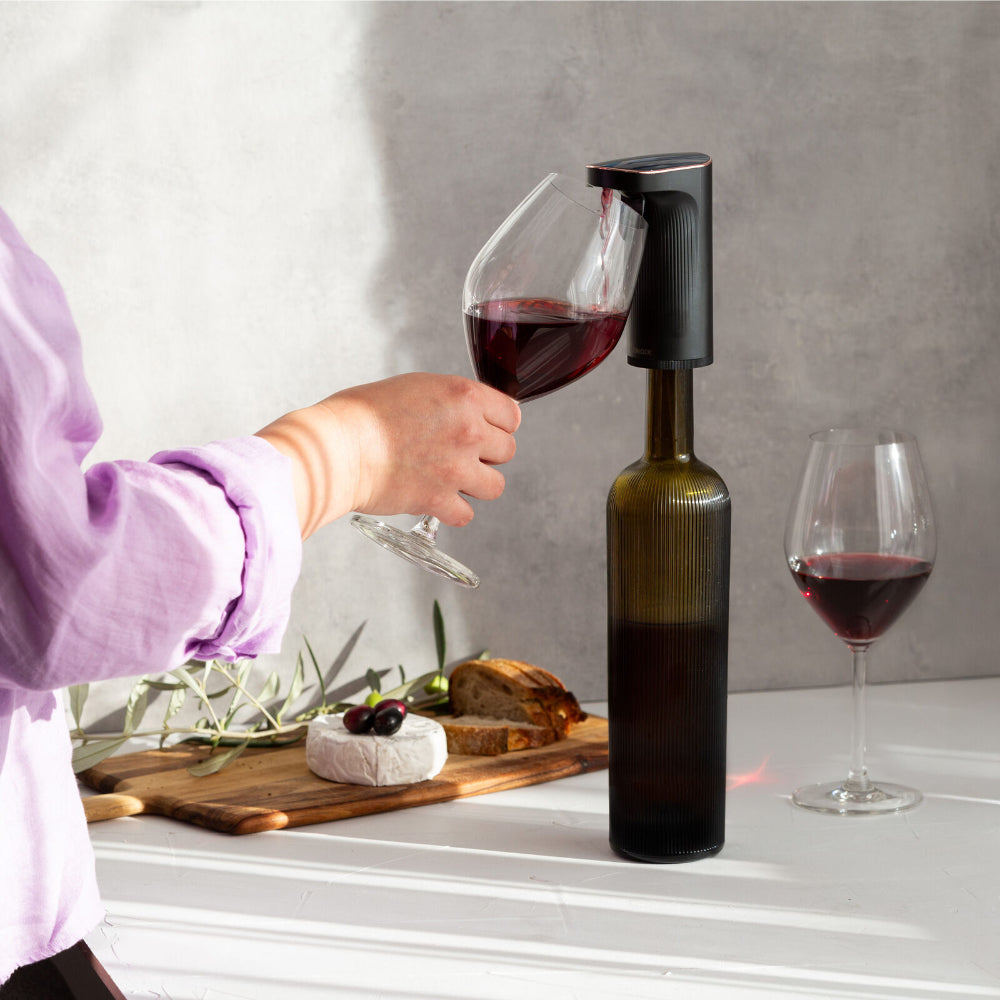 Lenoxx Instant Wine Aerator & Dispenser With Adjustable Bottle Fit