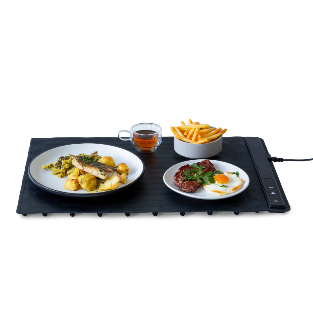 Healthy Choice Electric Warming Mat Adjustable 3 Level Heat With Rollable & Portable Hot Plates And Heat Pad