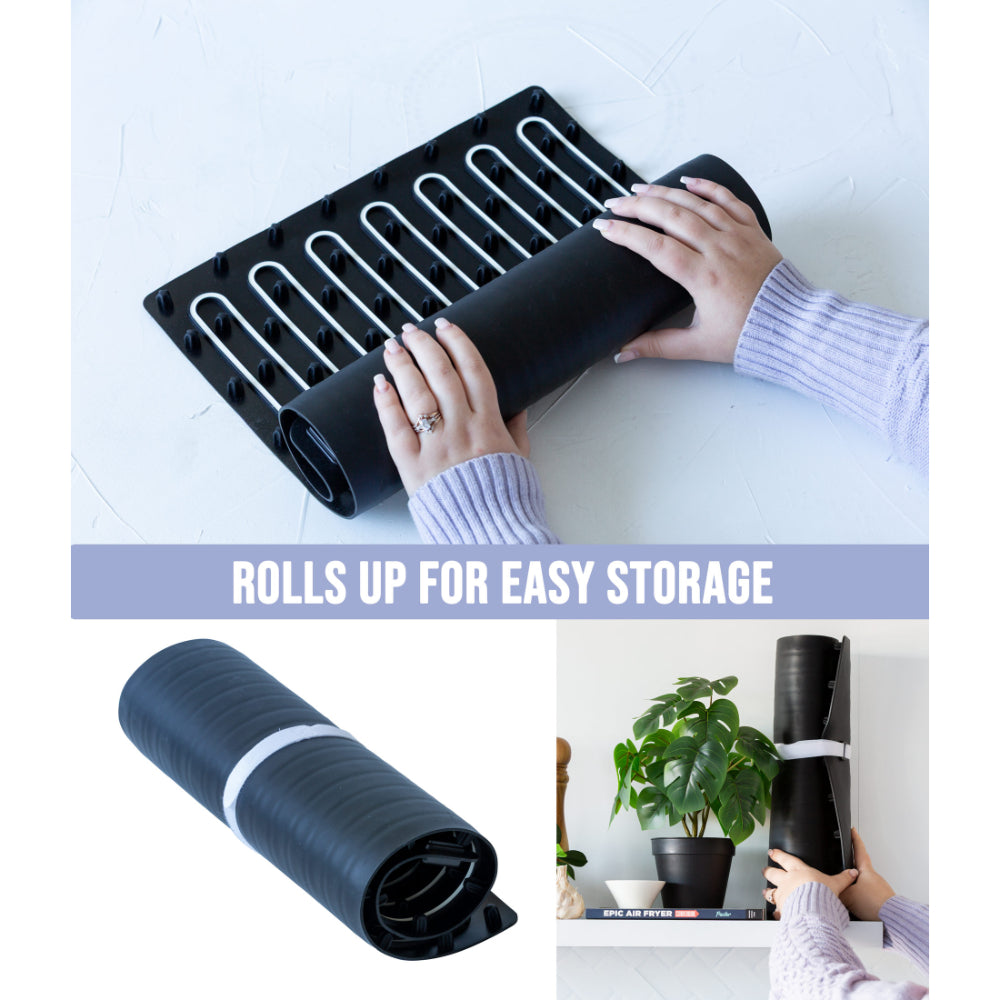 Healthy Choice Electric Warming Mat Adjustable 3 Level Heat With Rollable & Portable Hot Plates And Heat Pad
