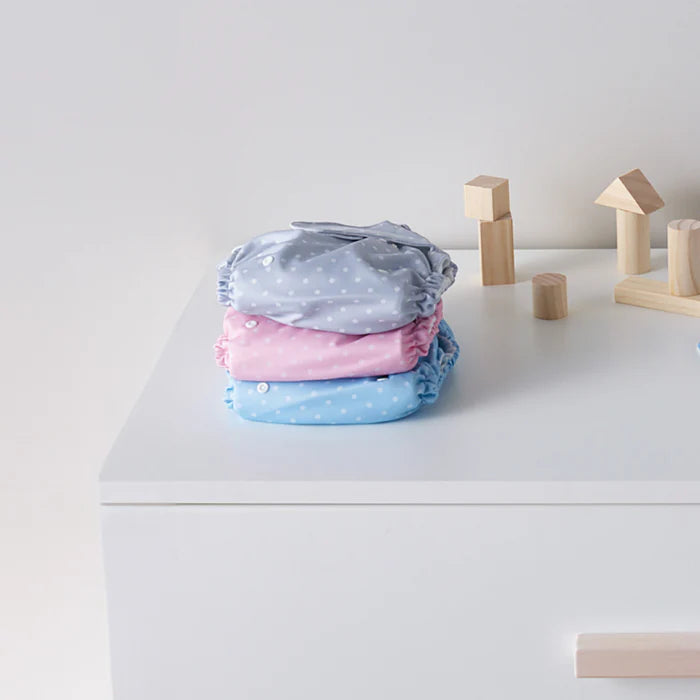 Lorraine Lea Baby Basics Reusable Nappy Grey