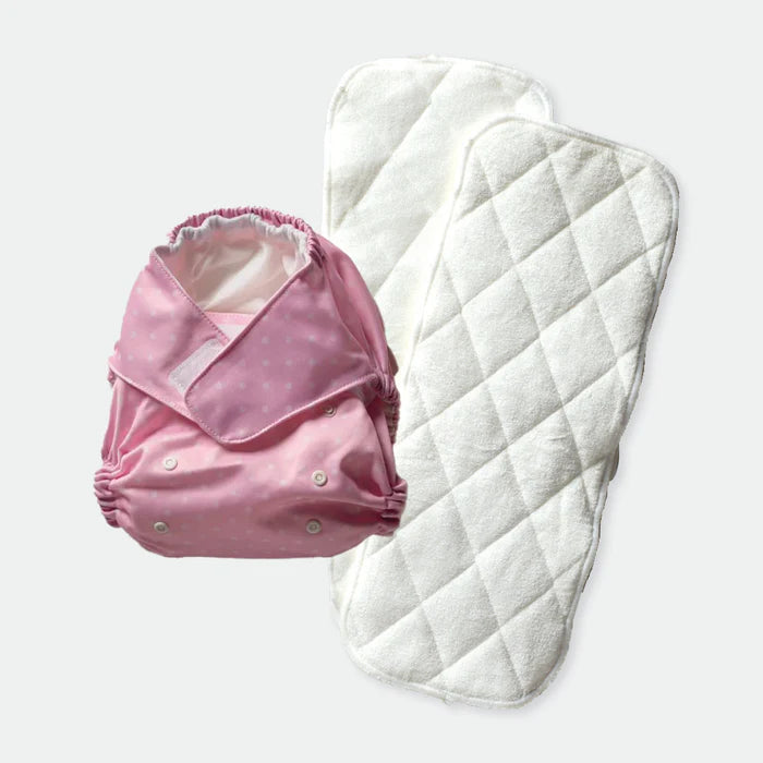 Lorraine Lea Baby Basics Reusable Nappy Pink