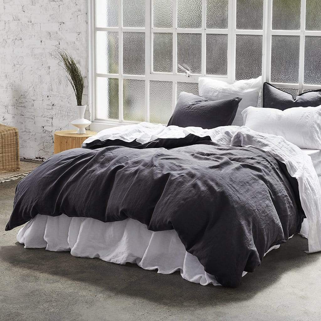 MyHouse Pure European Linen Quilt Cover Set