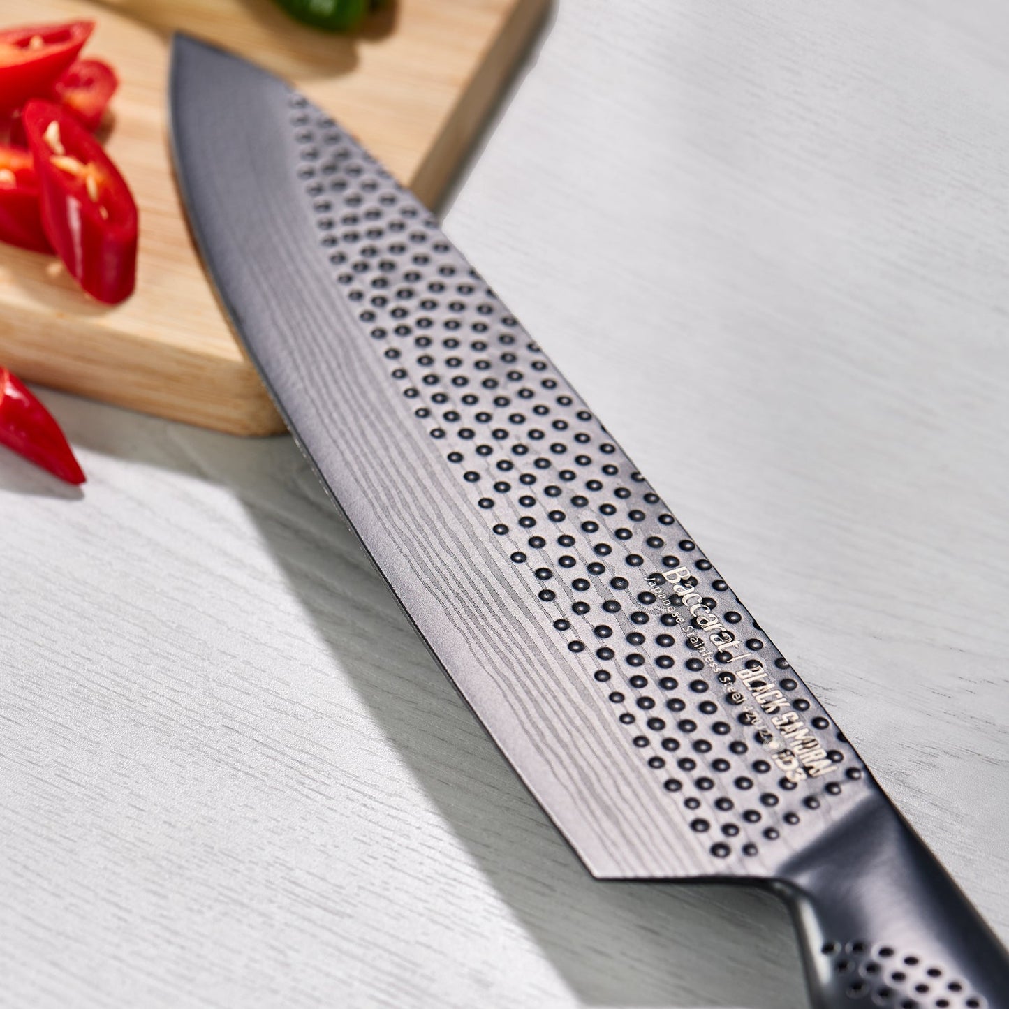 Personalisation For Baccarat iD3 Black Samurai Sakai Knife Block 7 Piece
