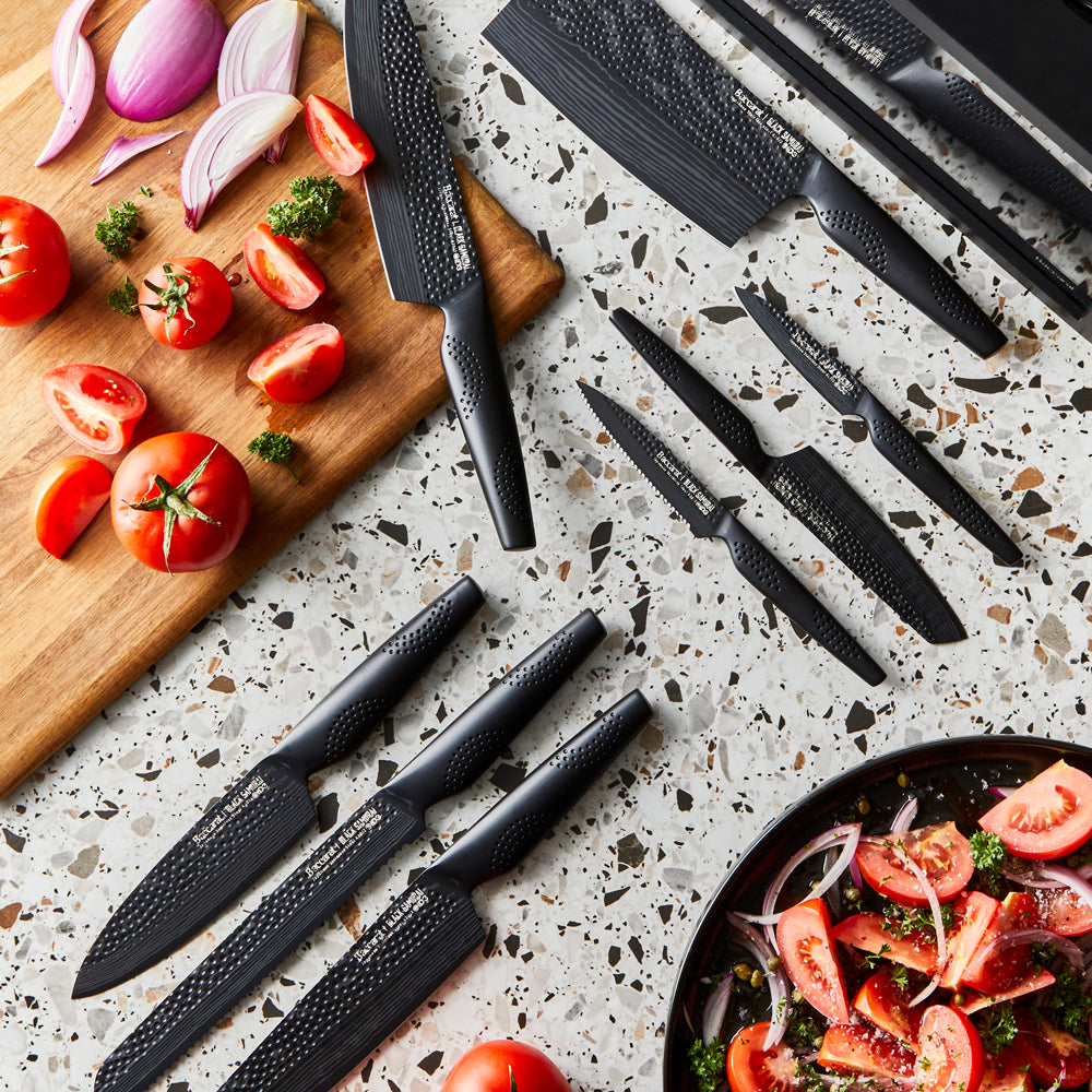 Baccarat iD3 BLACK SAMURAI Syo Knife Block 9 Piece