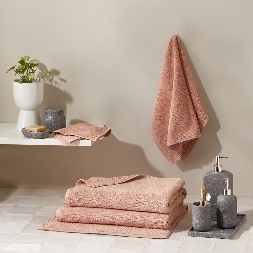 MyHouse Arlo Towel Face Washer Ballet Pink