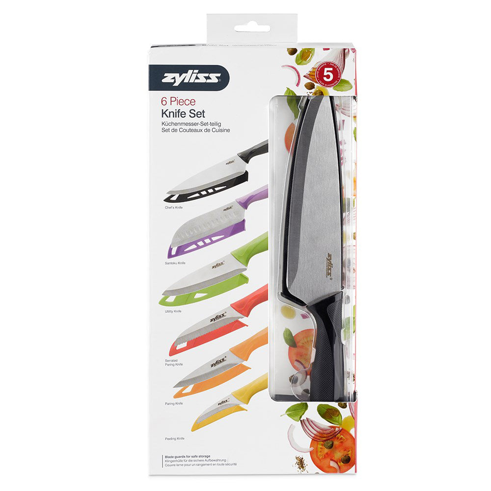 Zyliss 6 Piece Kitchen Knife Set