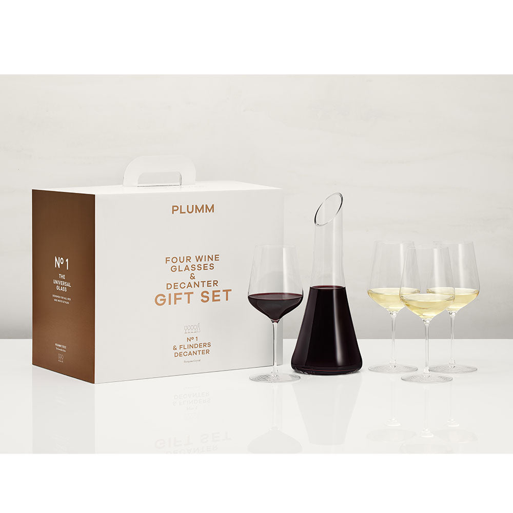 Plumm No 1 & Flinders 4 Piece Decanter Gift Set