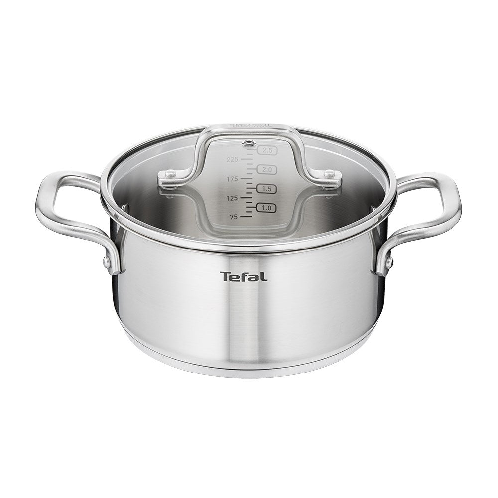Tefal Virtuoso Induction Stainless Steel Saucepan with Lid