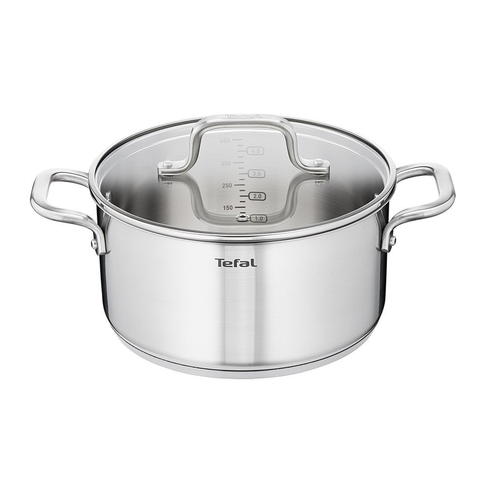 Tefal Virtuoso Induction Stainless Steel Saucepan with Lid