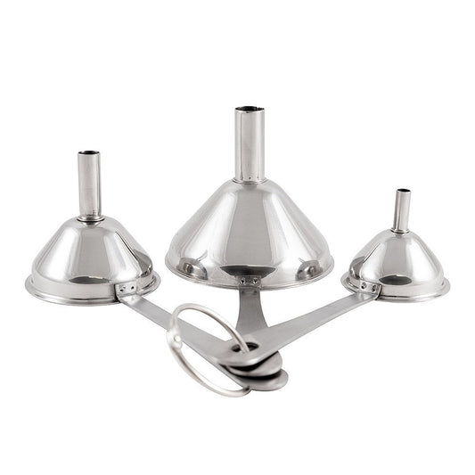 Soffritto A Series Stainless Steel Funnel Set of 3