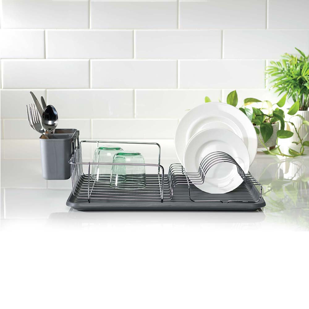 Scullery Pura II Low Dish Rack & Mat