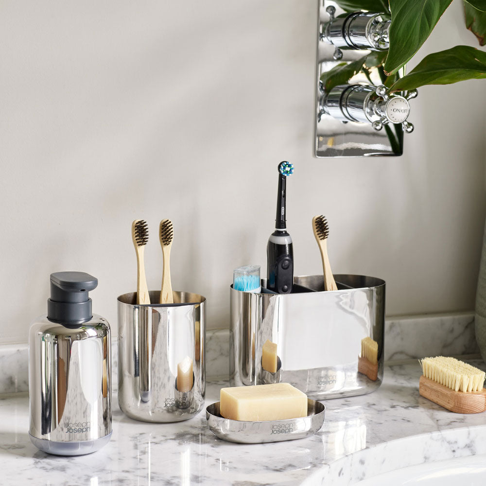 Joseph Joseph EasyStore Compact Luxe Toothbrush Caddy