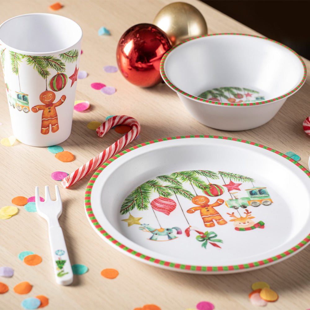 Ashdene Hanging out for Christmas 5 Piece Kids Dinner Set