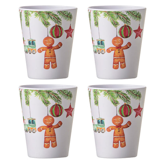 Ashdene Hanging out for Christmas Set of 4 Cups