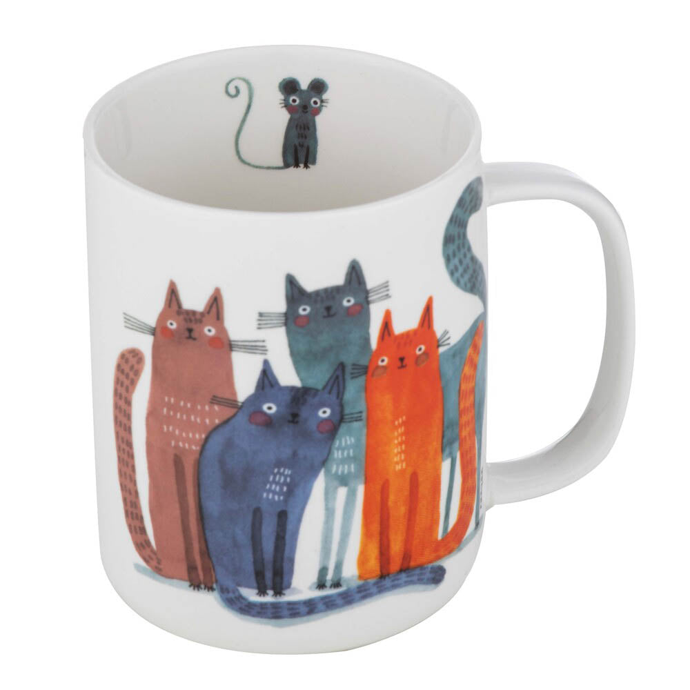 Ashdene Quirky Cats Mug 400ml