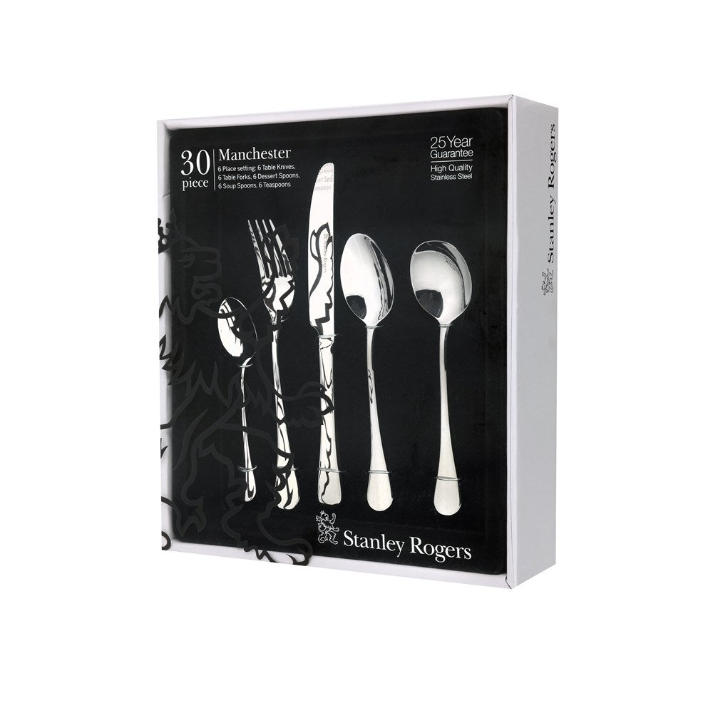 Stanley Rogers Manchester 30 Piece Cutlery Set