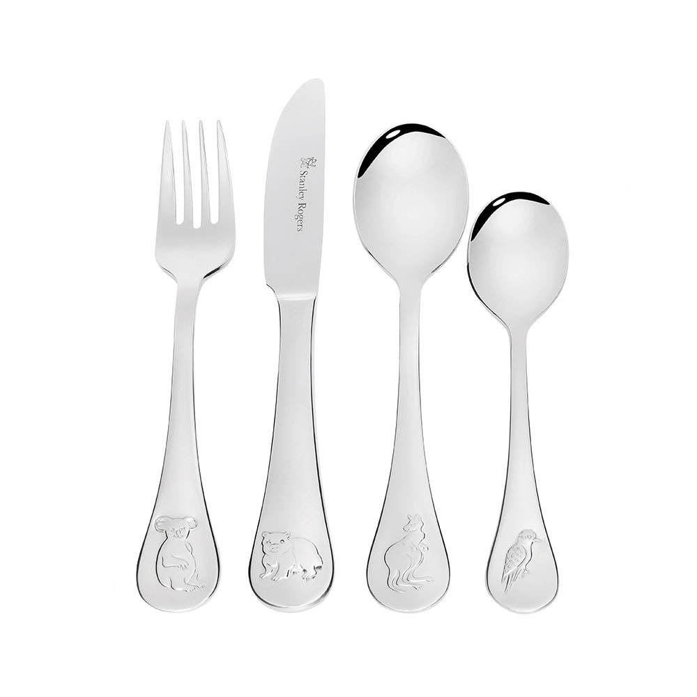 Stanley Rogers Stainless Steel 4 Piece Children's Cutlery Set