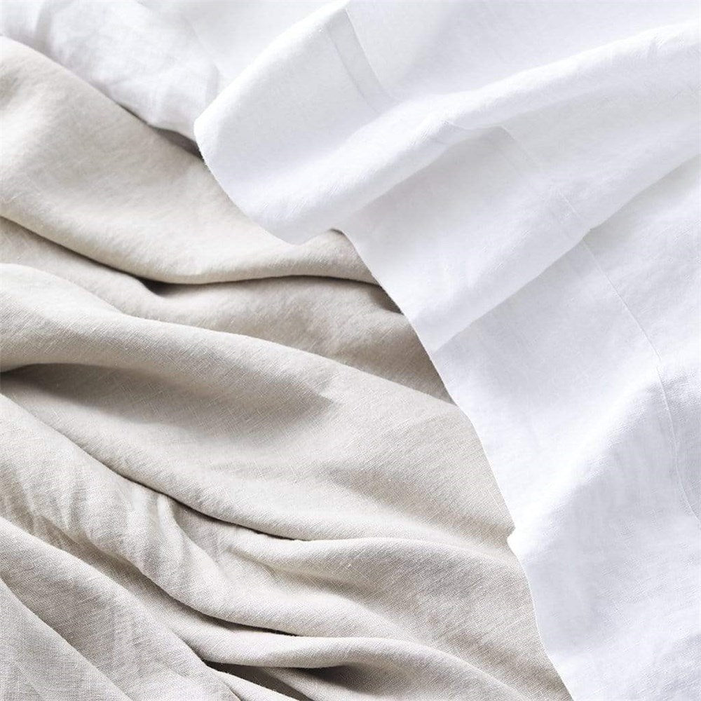 MyHouse Pure European Linen Fitted Sheet