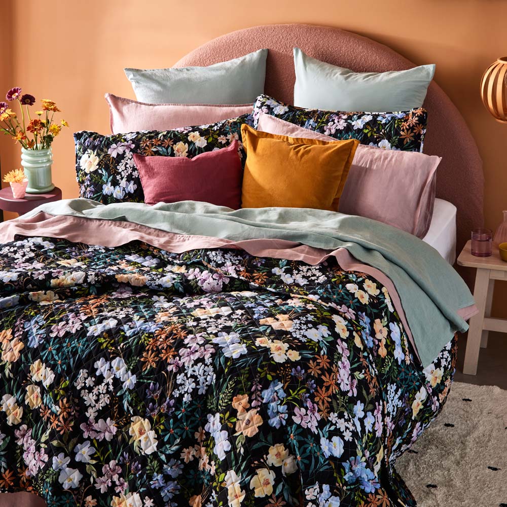 Adorn Living Zinnia Coverlet Set