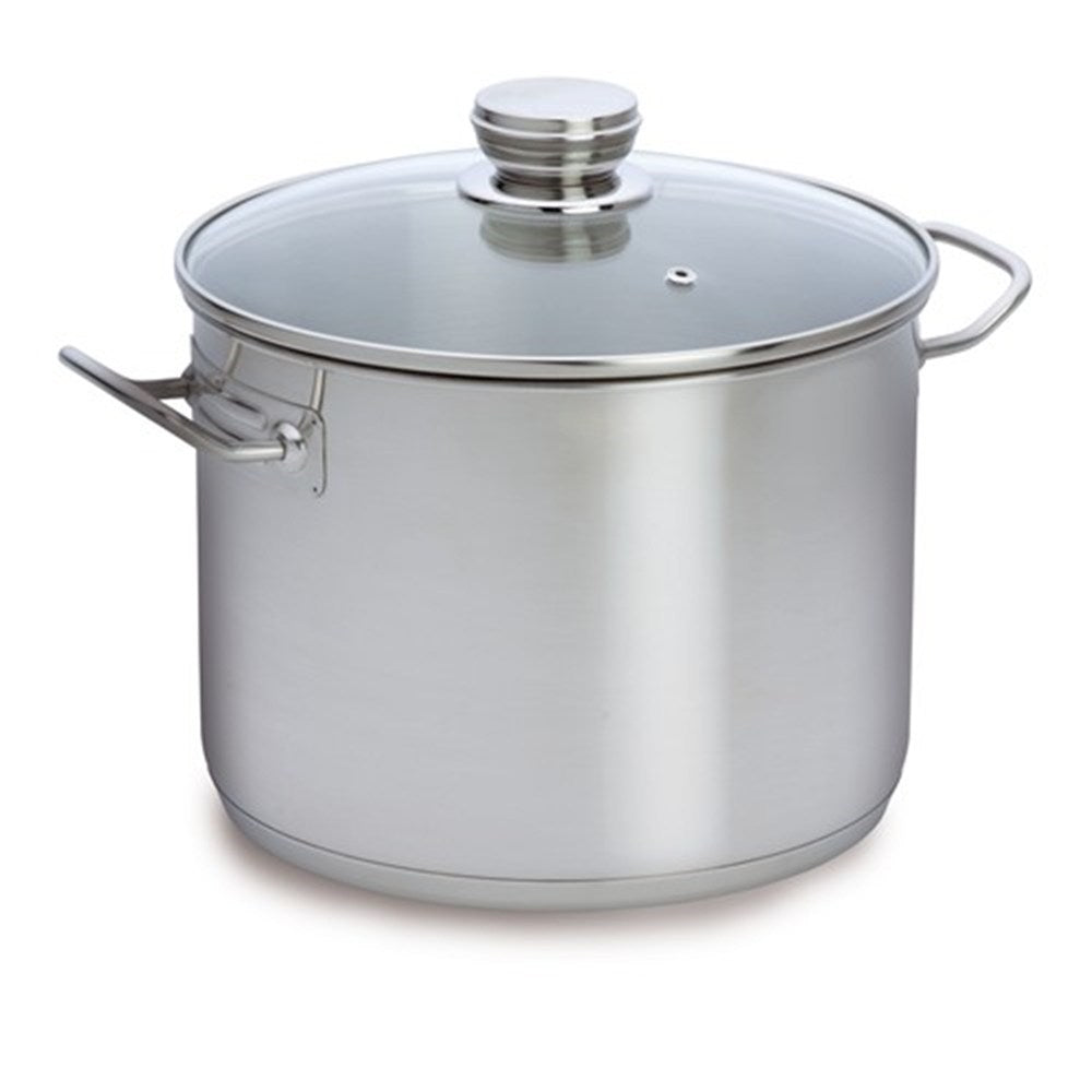 Baccarat Gourmet 24cm 7.6L Stainless Steel Stockpot with Glass Lid