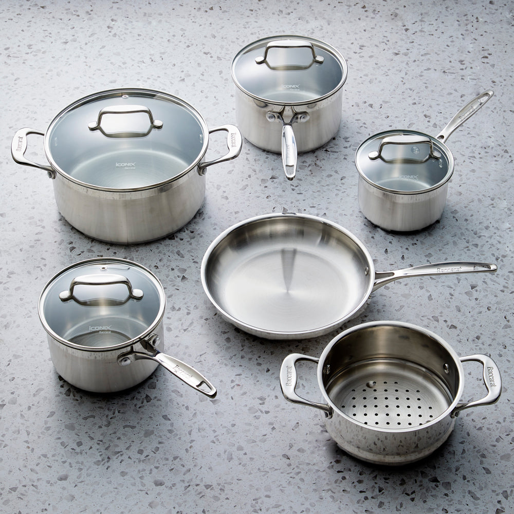Baccarat iconiX 6 Piece Stainless Steel Cookware Set at House