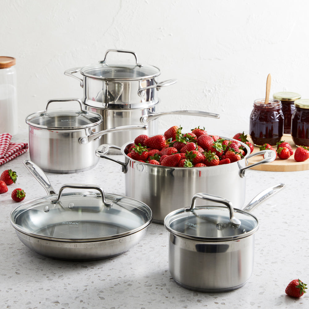 Baccarat iconiX 6 Piece Stainless Steel Cookware Set