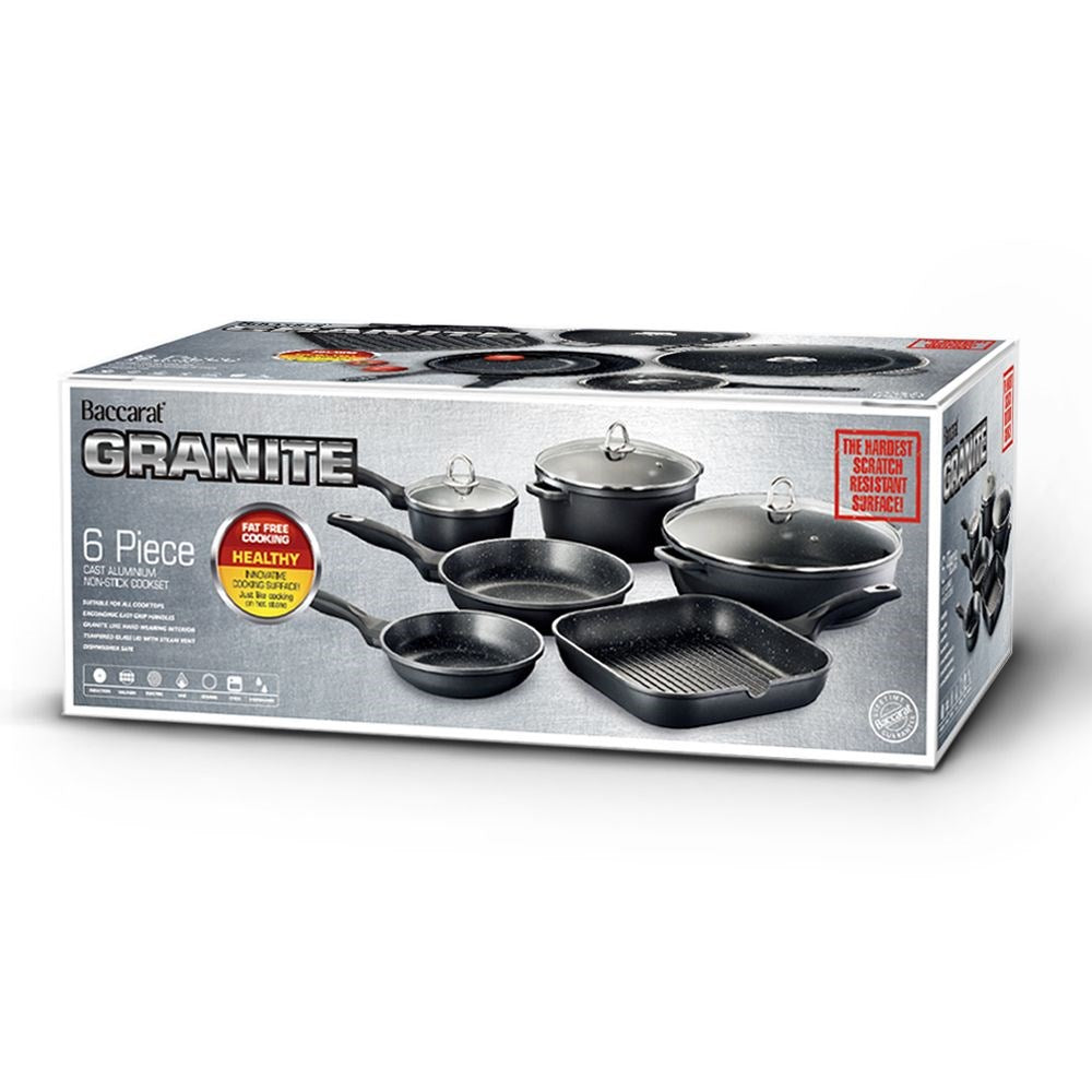 Baccarat Granite Cookware Set 6 Piece