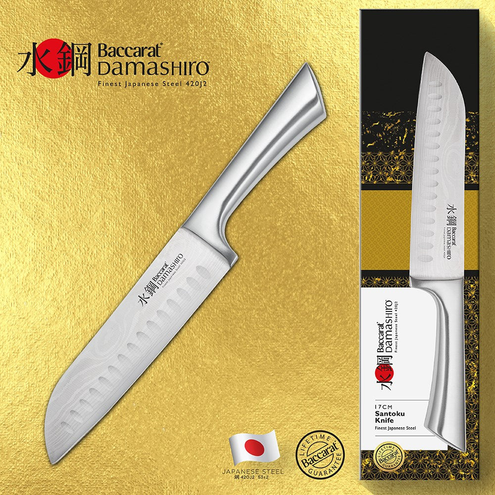 Baccarat Damashiro Santoku Knife 17cm