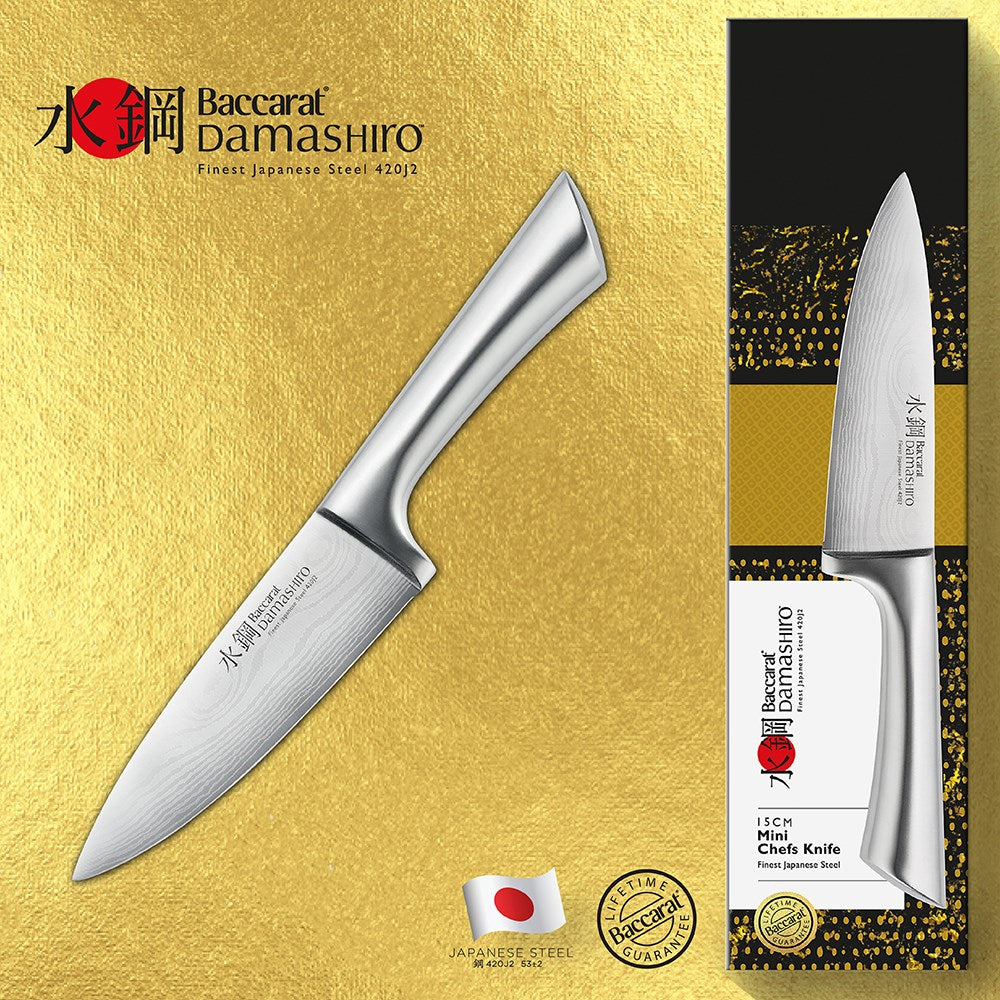 Baccarat Damashiro Mini Chef Knife 15cm