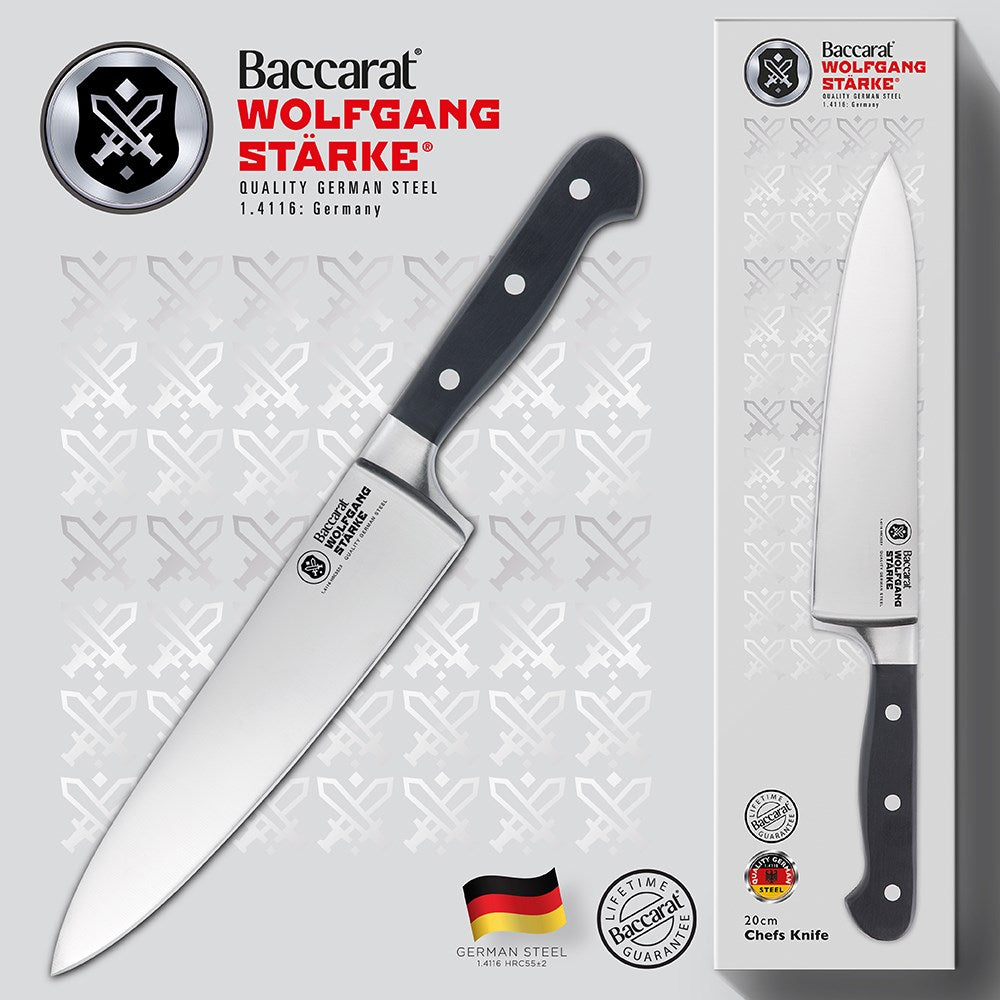 Personalisation For Baccarat Wolfgang Starke Stainless Steel Chef Knife 20cm