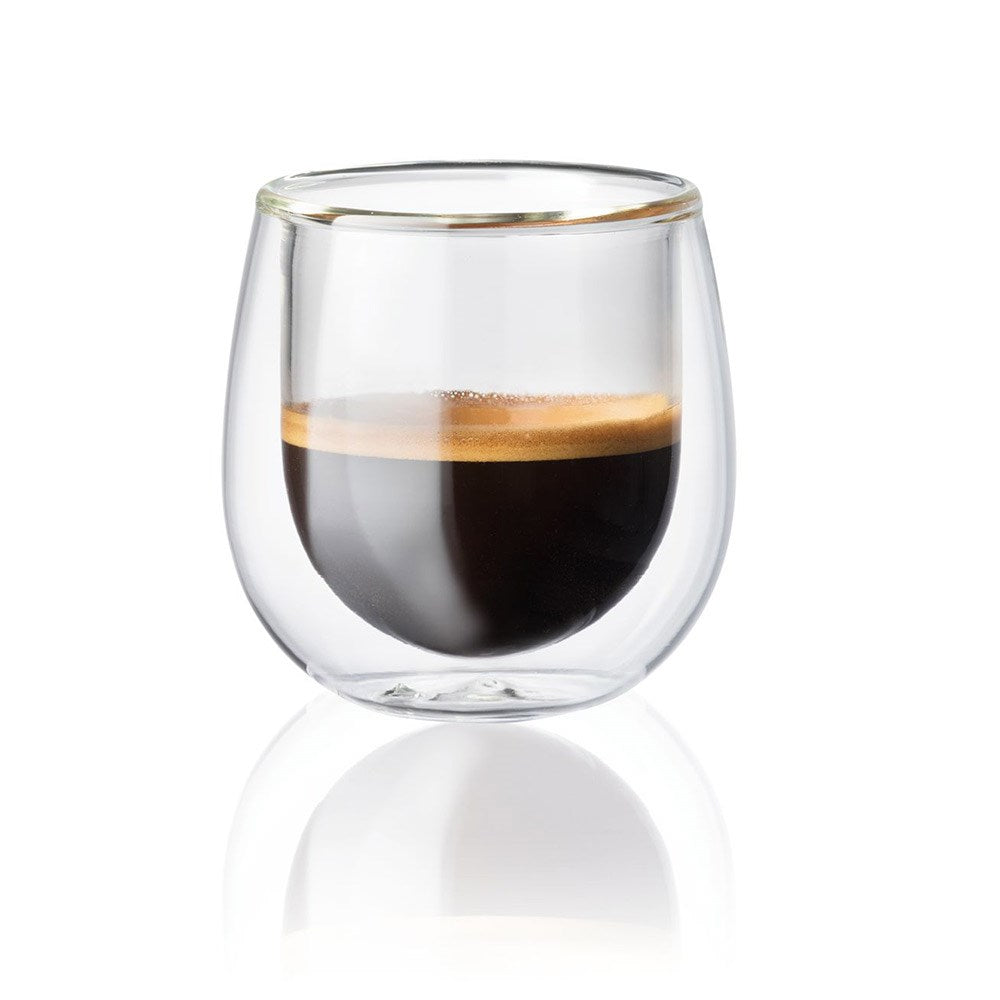 Baccarat Barista Cafe Double Wall Espresso Glass 90ml Set of 4