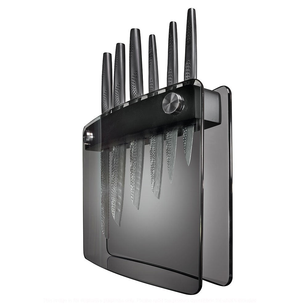 Baccarat iD3 BLACK SAMURAI Sakai Knife Block 7 Piece