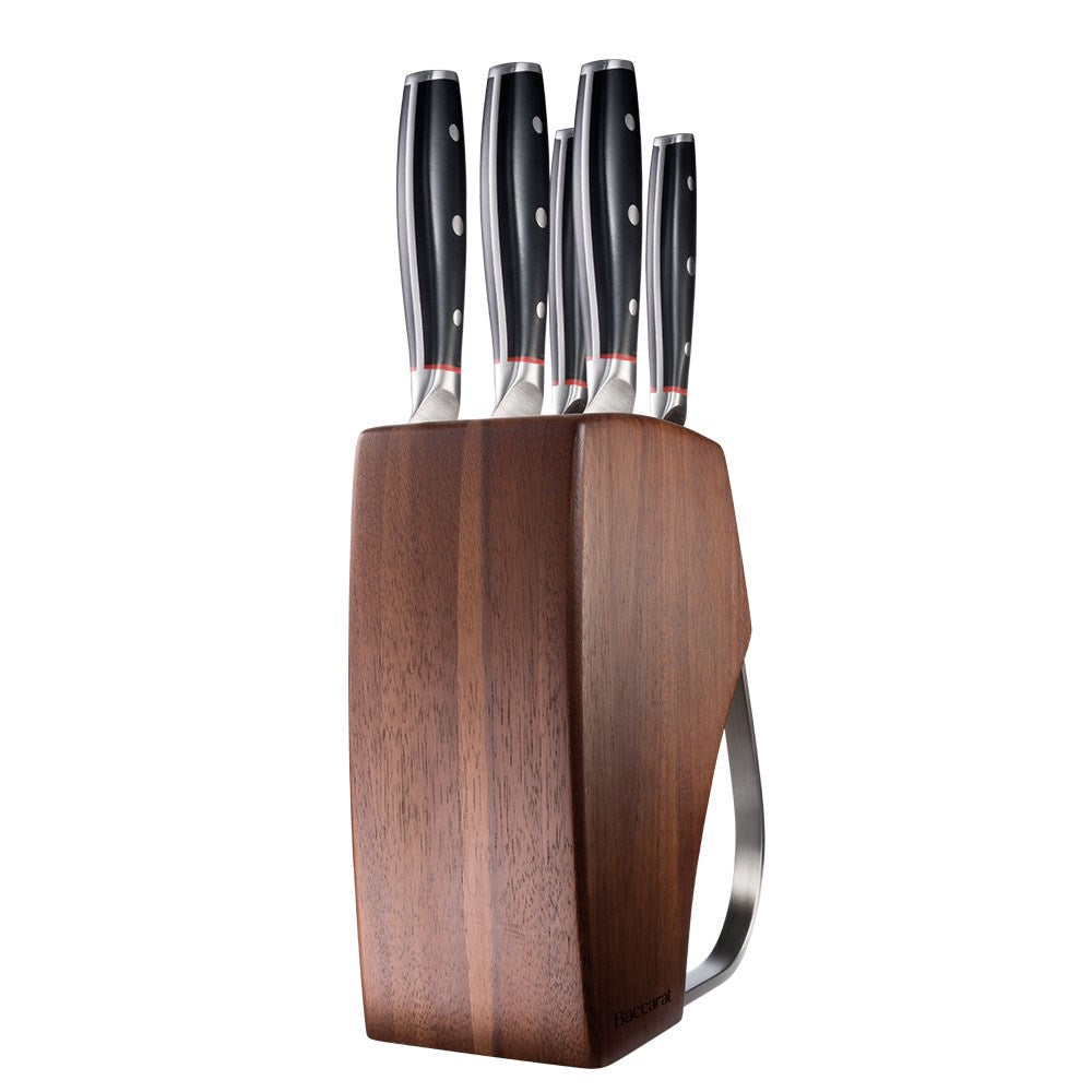 Baccarat iconiX Holz Knife Block 6 Piece