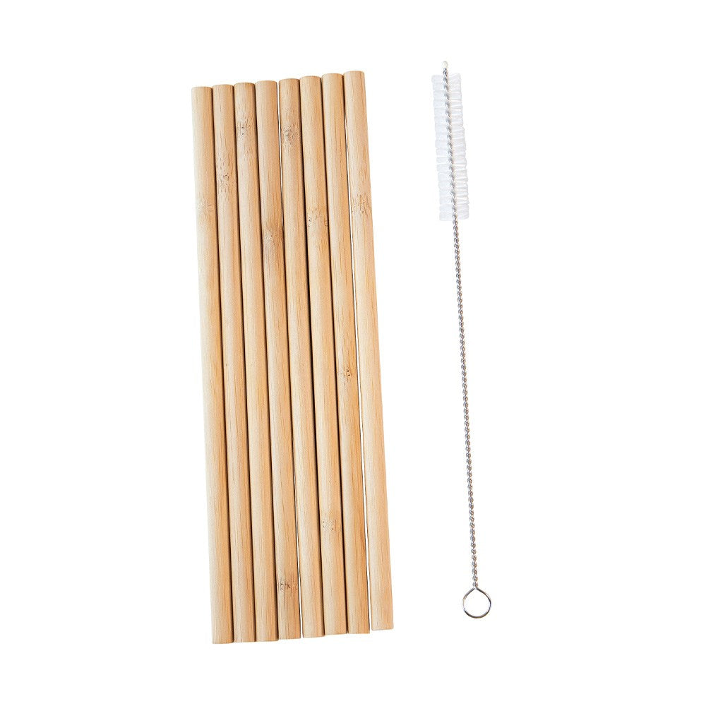 Scullery Bamboo Drinking Straws Set of 8