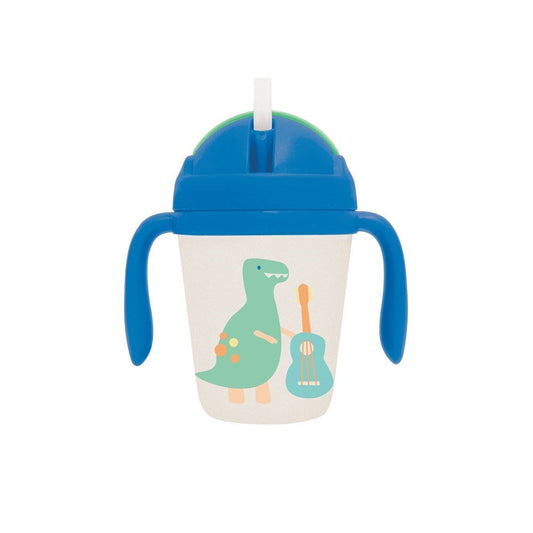 Penny Scallan Dino Rock Bamboo Sippy Cup with Weighted Straw 250ml