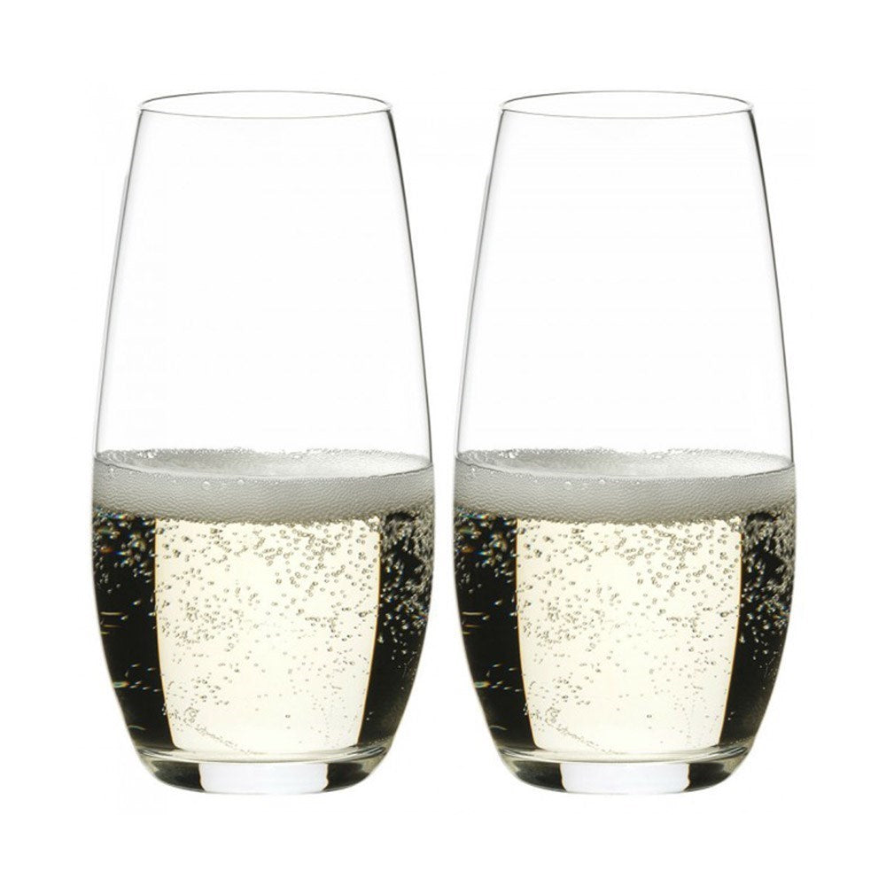 RIEDEL O Series Crystal Glass 2-Piece Champagne Glass Set 264ml