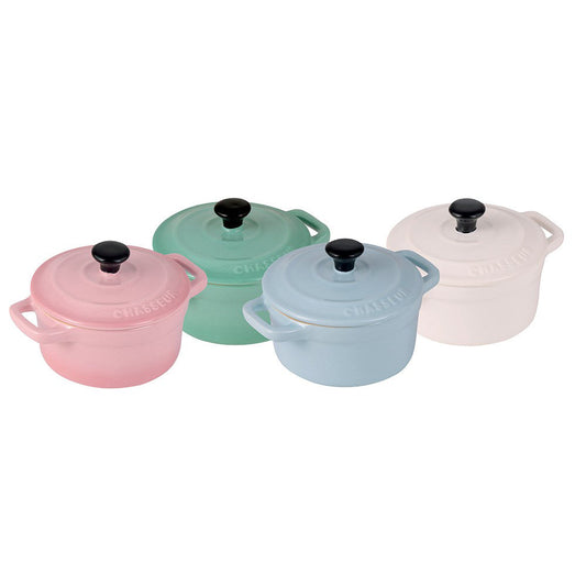 Chasseur Macaron Mini Cocotte Set of 4 Multicolour