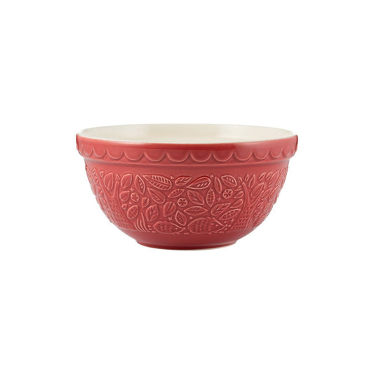 Mason Cash In The Forest Hedgehog Mixing Bowl 21cm Burgundy