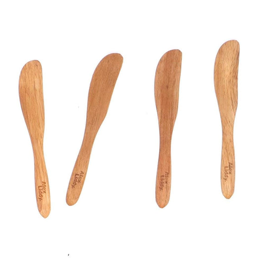 Alex Liddy Acacia Tapas Spreaders Set of 4