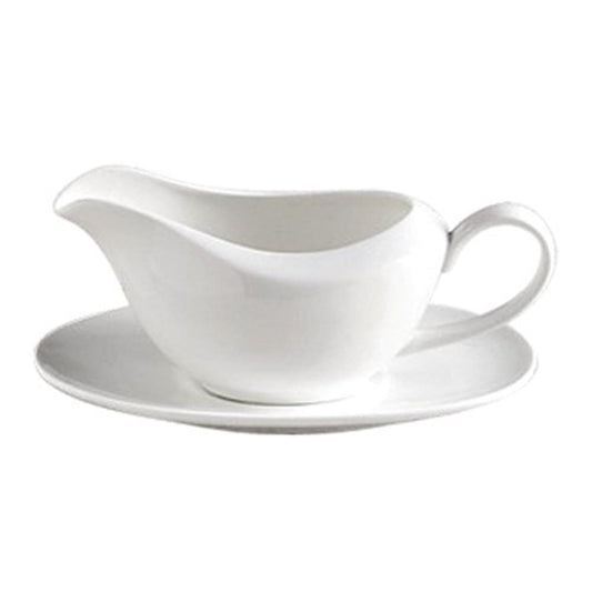 Alex Liddy Aquis Fine Bone China Gravy Boat & Saucer