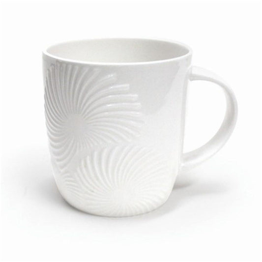 Alex Liddy Bianco Floral Textured Mug 350ml