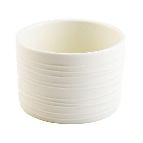 Alex Liddy Bianco Ramekin 10 x 7cm Horizontal Lines