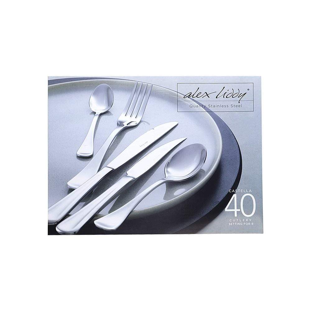 Alex Liddy Castella 40 Piece Stainless Steel Cutlery Set