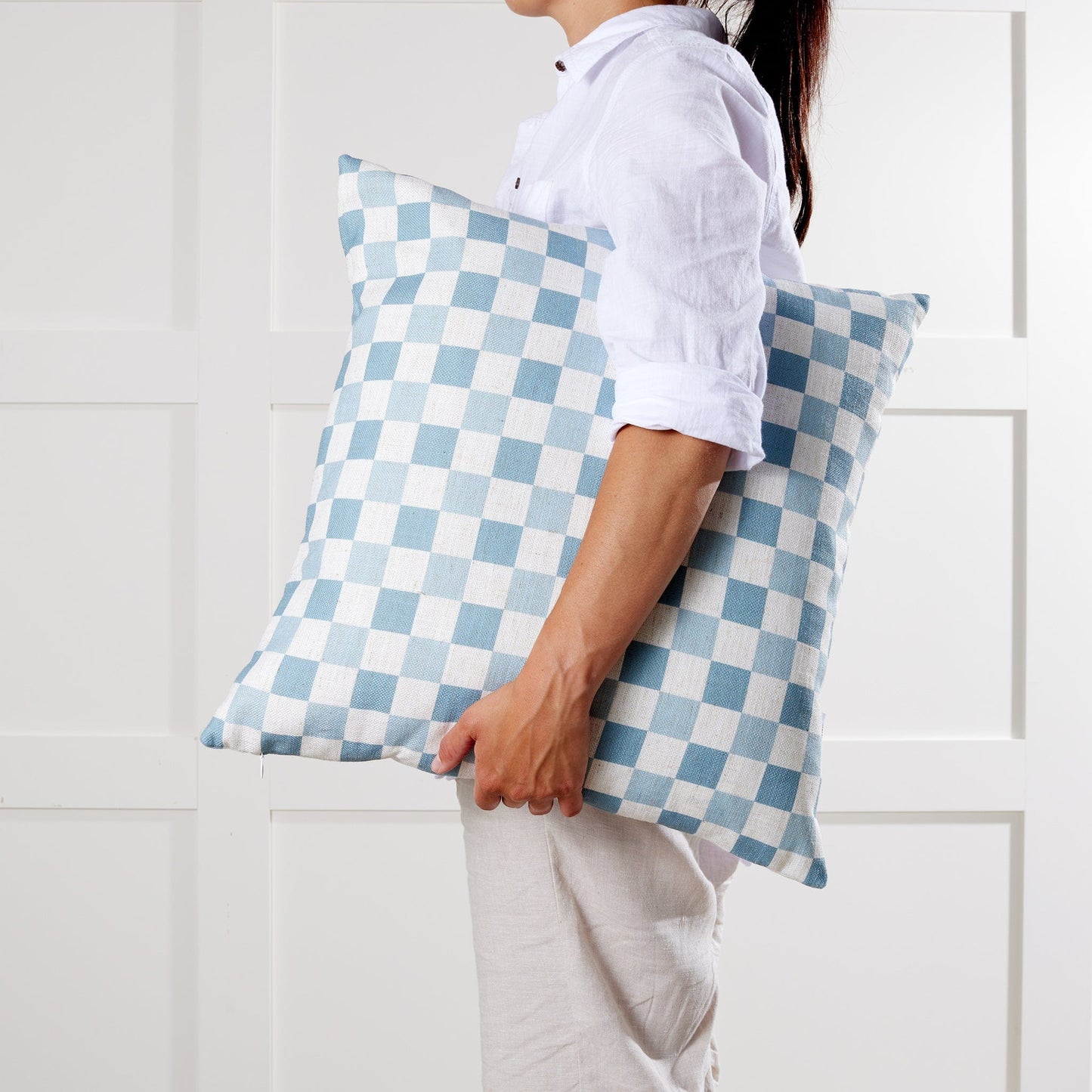 Alex Liddy Checkerboard Cushion