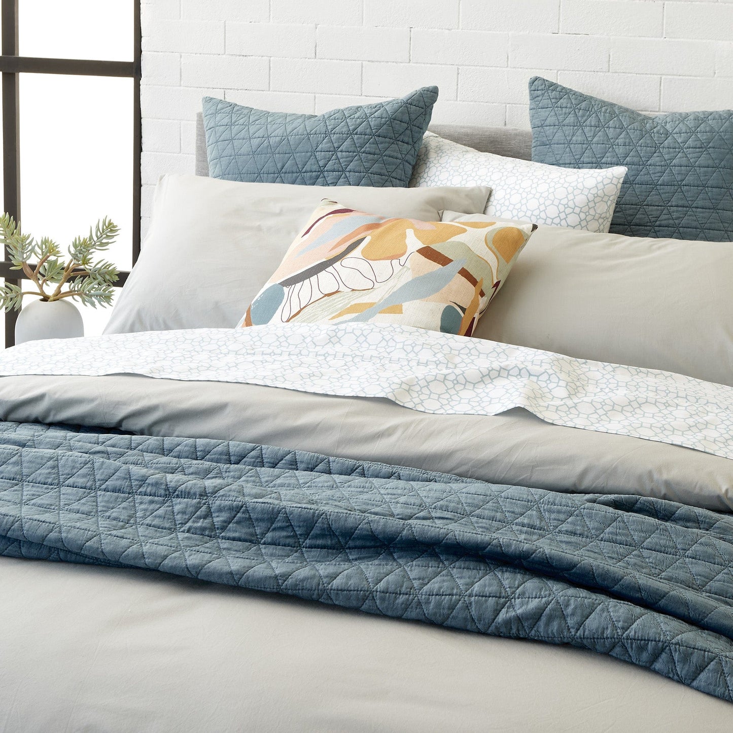 Alex Liddy Edit Triangle Quilted Coverlet