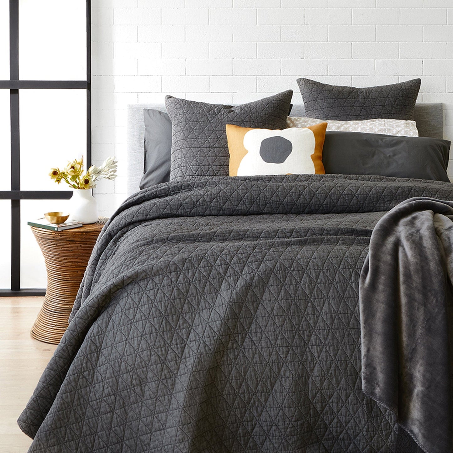 Alex Liddy Edit Triangle Quilted Coverlet