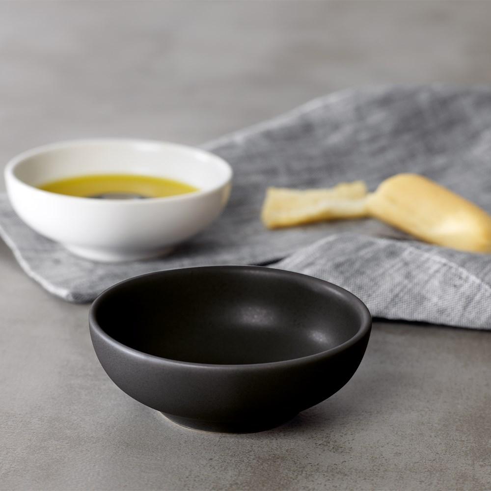 Alex Liddy Share Stoneware Sauce Dish 8cm Set of 4 Black