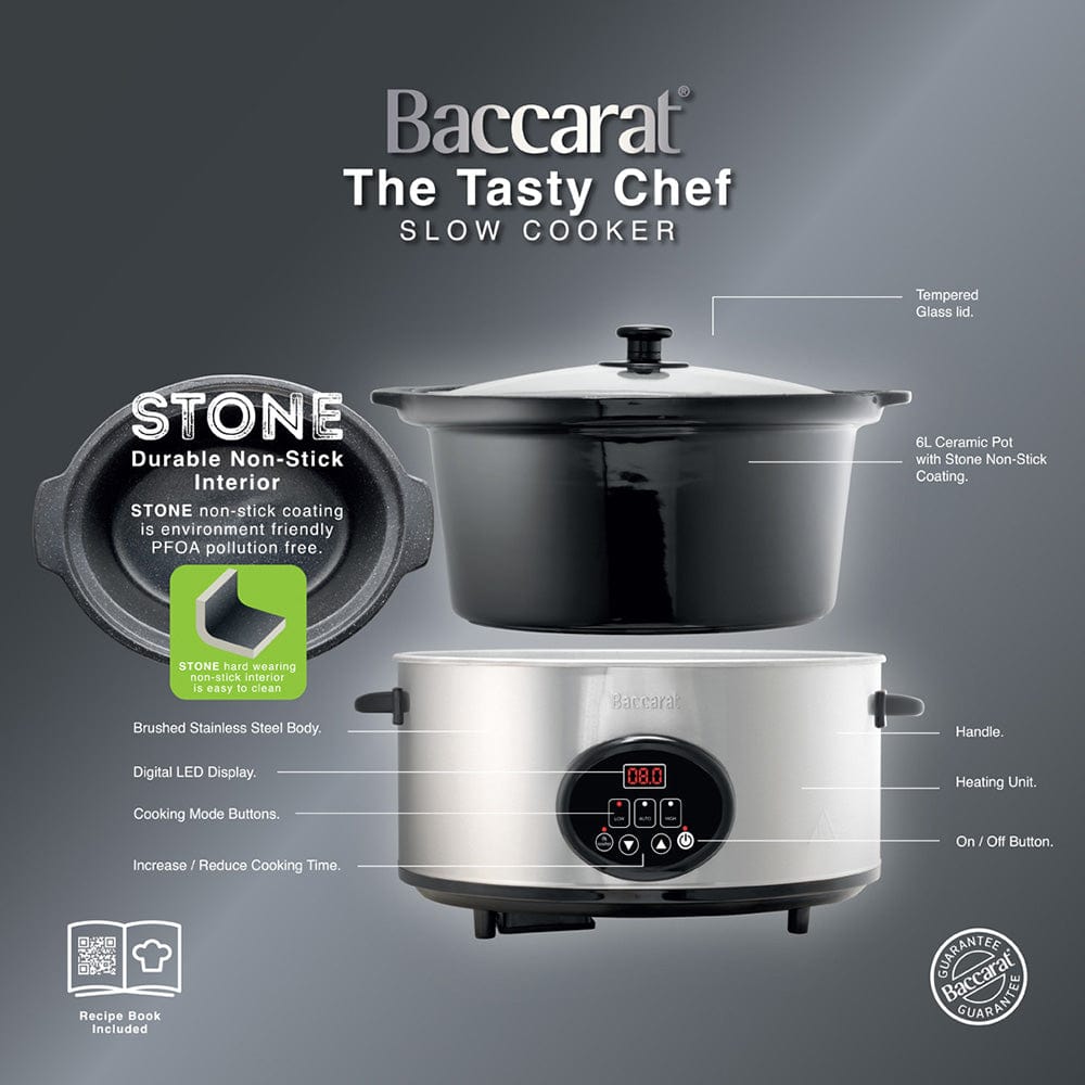 Baccarat The Tasty Chef 6L Slow Cooker