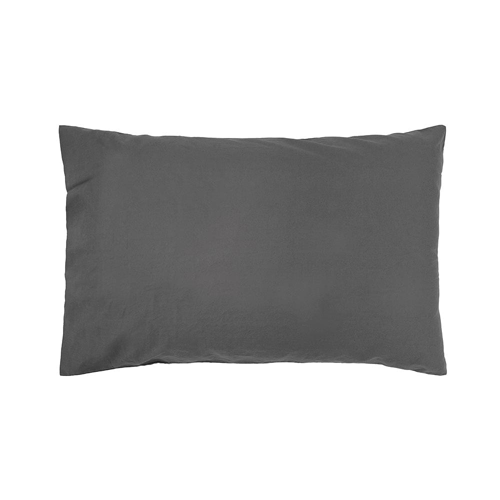 Bambury Melville Quilt Cover Set Charcoal