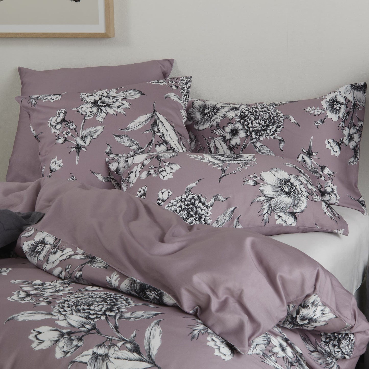 MyHouse Lucia Mauve Quilt Cover Set